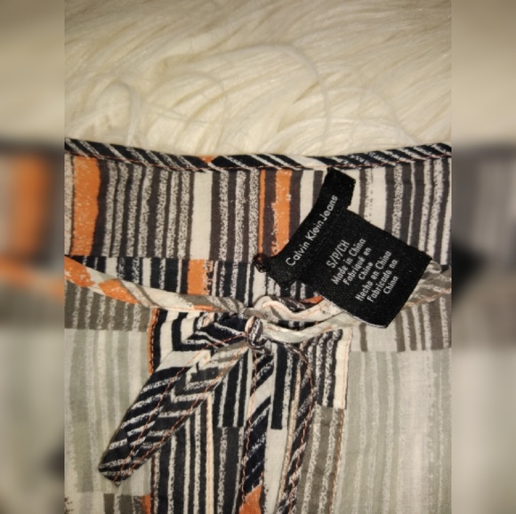 Calvin Klein jeans stripped,tunic blouse size "S". - Picture 5 of 8
